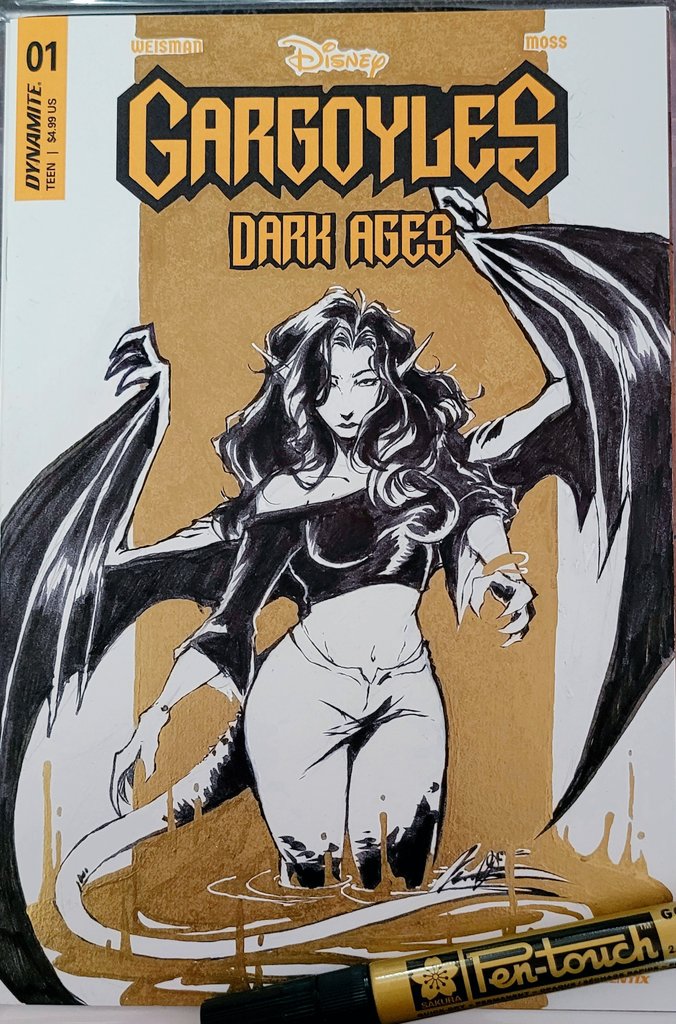 Elisa Maza Cover Sketch. #Gargoyles