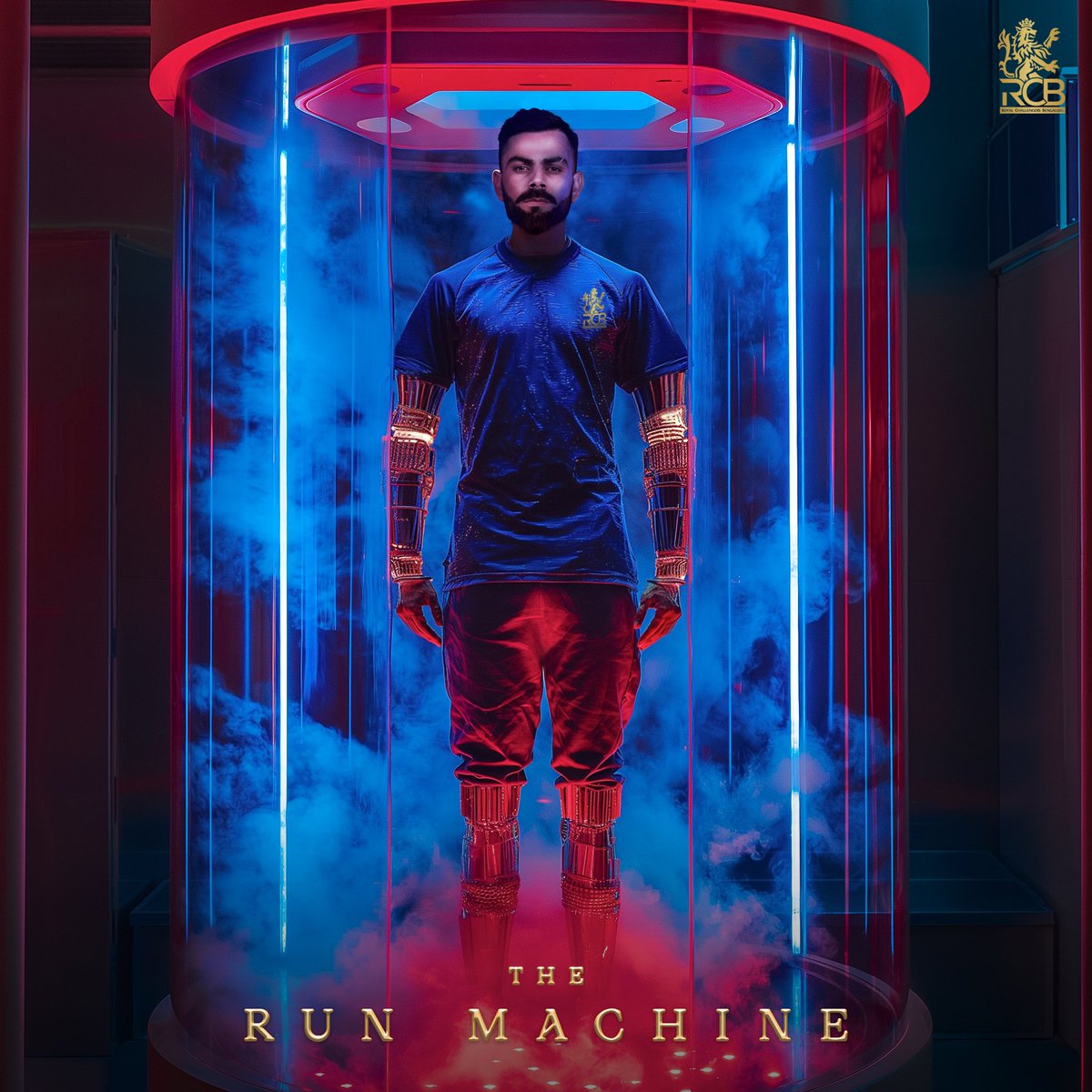 RCB poster for Virat Kohli. 

- The run machine! 💥
Play now on gugobet.com
#gugobet
#Rcb #csk #viratkohli #kkr #lsg #mumbaiindians #rohitsharma #ishankishan #sky #msdhoni #gautamgambhir #indvsaus #indvssa #test #odi #klrahul #viratians #shikhardhawan #shubmangill