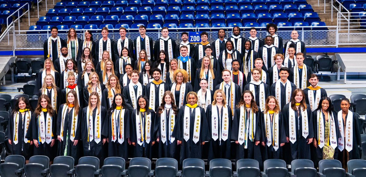 Congrats to our Panther student-athletes and all the @PittTweet 2024 graduates! 🎓 Hail to Pitt‼️