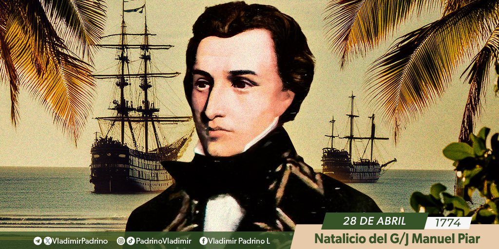 vladimirpadrino's tweet photo. ¡Las glorias de la campaña de Guayana habrían sido imposibles de conquistar sin hombres cómo el General Piar! Al conmemorar su nacimiento le rendimos justo homenaje recordando sus nobles hazañas caracterizadas por su valor y arrojo ¡HONOR Y GLORIA! https://t.co/dLBvoi1f9m