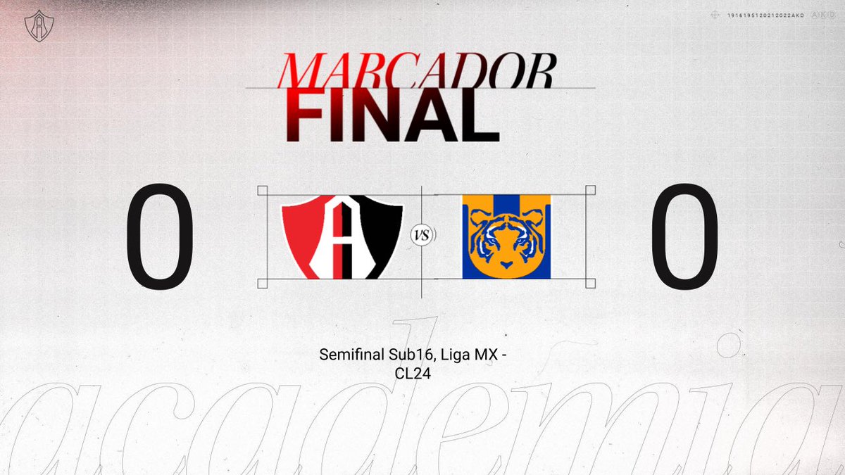 Semifinal #Sub16 | ¡Termina el tiempo reglamentario y nos vamos a penales! ¡Por el pase a la Gran Final! 🔴⚫️ #NoSeExplicaSeSiente