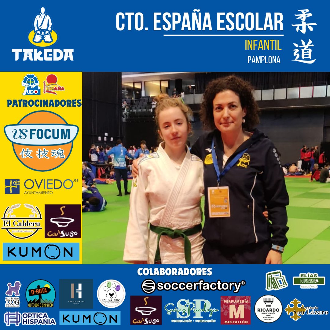 Este domingo, Nerea acudía a Pamplona a su 1⁰ cto. 🇪🇦 de judo en categ. infantil. 

Excelente experiencia para ella en su 1⁰ año.

💪🏻A seguir trabajando, ahora con la experiencia de este cto.

👏🏻 Gracias por los ánimos a los compañeros y a su entrenadora Cintia por acompañarla.