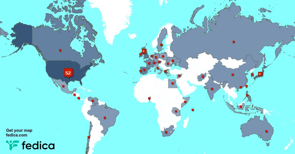 I have 5 new followers from Romania 🇷🇴, and more last week. See fedica.com/!StealthInABox