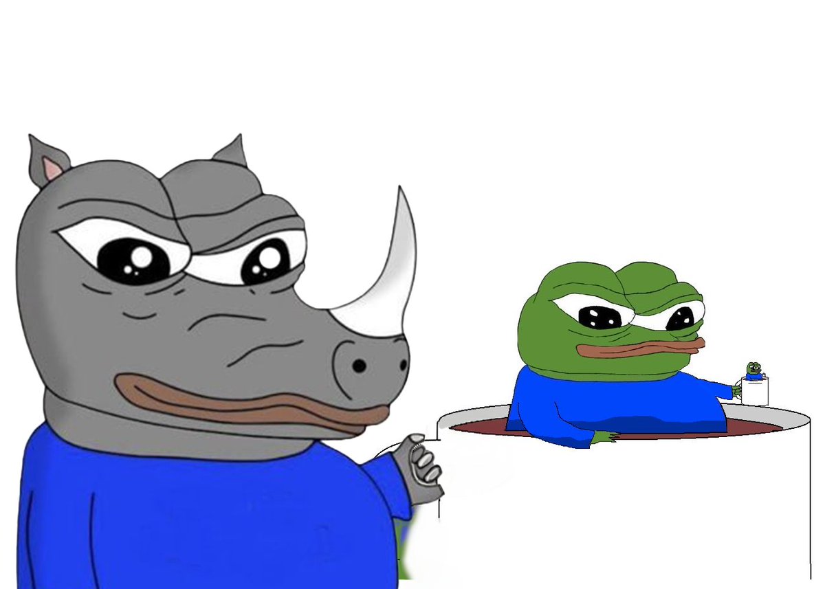 RhinoCoinBase's tweet image. With a dash of $RHINO power, a sprinkle of $PEPE froggy fun, and a whole lot of caffeine! 🐸🦏

$RHINO, $PEPE's fren on Basechain.

#base #memecoins $brett $monke $pepe $andy