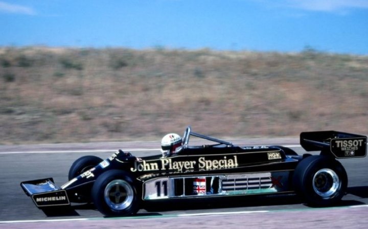 1981 Spanish GP, Jarama 🇪🇸🏁 Elio de Angelis 🇮🇹, Lotus-Ford 87 #classic #formula1 #rip Eliot