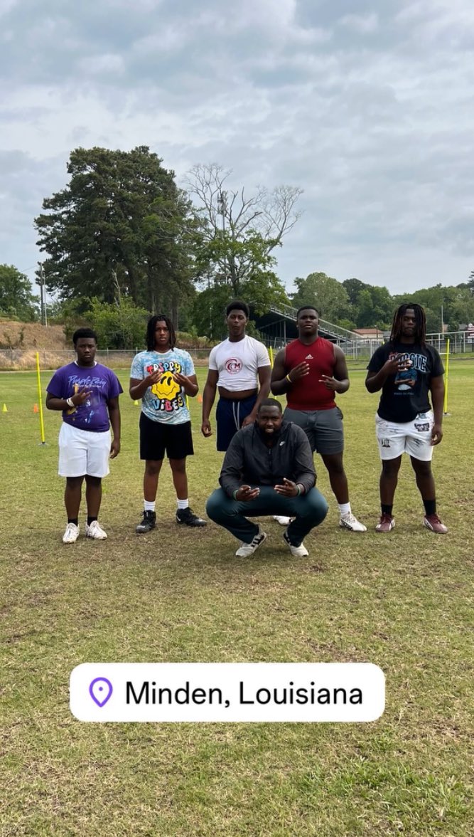 Demetrius Robinson (@iiamcoby) on Twitter photo wanted to put work in with the starting DL but not only by ourselves but with our 8th graders that’s geting ready to RIDE THE WAVE🌊 #brothers #lilbrothers <a href="/coachJB_318/">Jonathan Bradford sr</a> <a href="/braylan_ferrel1/">Braylan Ferrell</a> <a href="/MindenFB/">Minden Football</a> <a href="/D1Jay_0/">Javen Calloway</a> <a href="/coach_jaygaff/">Jay Gafford</a> <a href="/NEGARecruits/">Northeast Georgia Recruits</a> <a href="/PrepRedzoneTX/">Prep Redzone Texas</a> <a href="/AC_MCK/">Tony McKinney, M.Ed</a> <a href="/ccprospects23/">complete college prospects</a> wanted to put work in with the starting DL but not only by ourselves but with our 8th graders that’s geting ready to RIDE THE WAVE🌊 #brothers #lilbrothers <a href="/coachJB_318/">Jonathan Bradford sr</a> <a href="/braylan_ferrel1/">Braylan Ferrell</a> <a href="/MindenFB/">Minden Football</a> <a href="/D1Jay_0/">Javen Calloway</a> <a href="/coach_jaygaff/">Jay Gafford</a> <a href="/NEGARecruits/">Northeast Georgia Recruits</a> <a href="/PrepRedzoneTX/">Prep Redzone Texas</a> <a href="/AC_MCK/">Tony McKinney, M.Ed</a> <a href="/ccprospects23/">complete college prospects</a>
