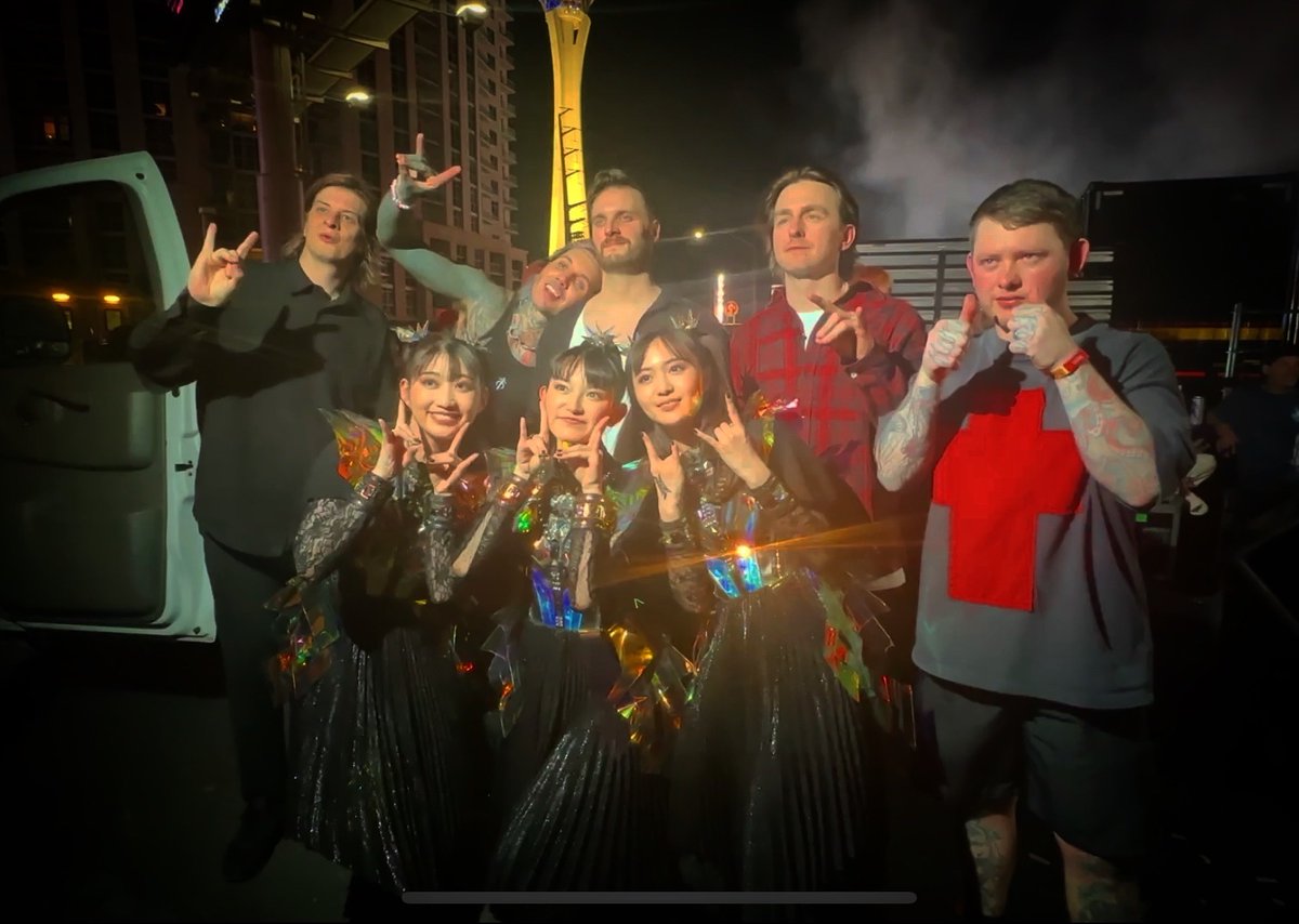 Nobody walks through that doorway between Alt Idol and Alt Rock as proactively as Babymetal!

Here they are at Sick New World 2024 with Spiritbox, Noah Sebastian (Bad Omens), Polyphia, and Bring Me The Horizon.