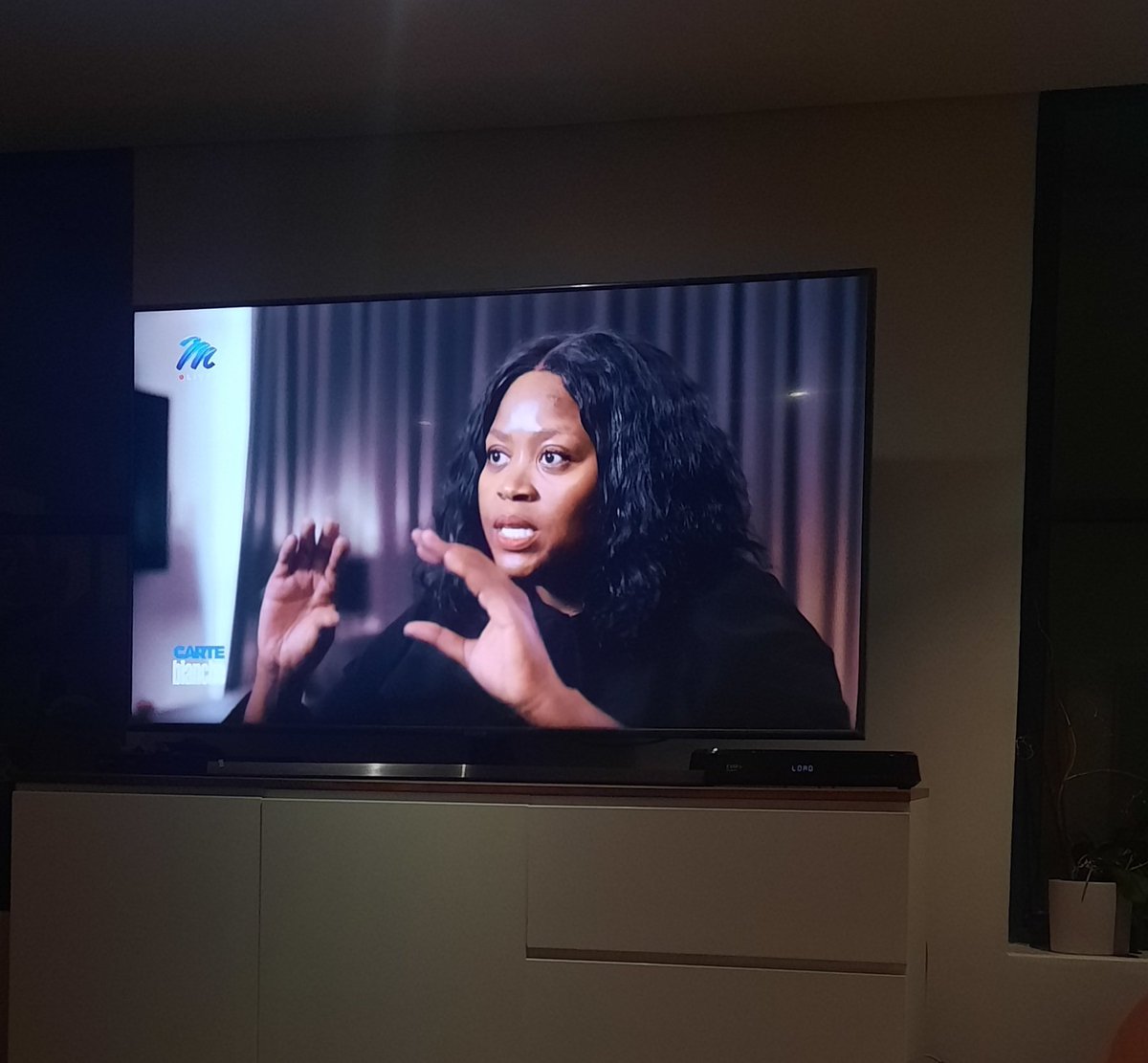 My sister on #CarteBlanche 🥹🖤 #RefilweMoloto