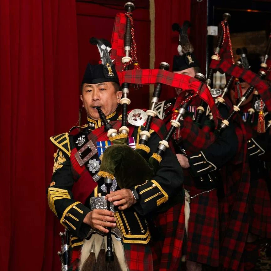 Thanks to Brigadier Jody Davies MBE & GSM Ruaridh Tuach for attending the #VeteransAwards. Thanks to the fantastic pipers from the 2nd Battalion The Royal Regiment of Scotland & the two Five Scots soldiers who attended in Ceremonial dress for supporting the Awards. 👏 #veterans