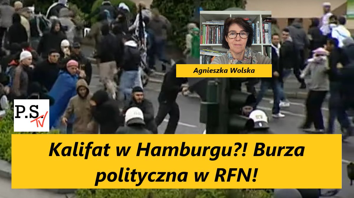 Kalifat w Hamburgu?! Burza polityczna w RFN! Zieloni do odstrzału?! @agnieszkawolsk9 Link do programu: youtube.com/watch?v=eQoOzw…