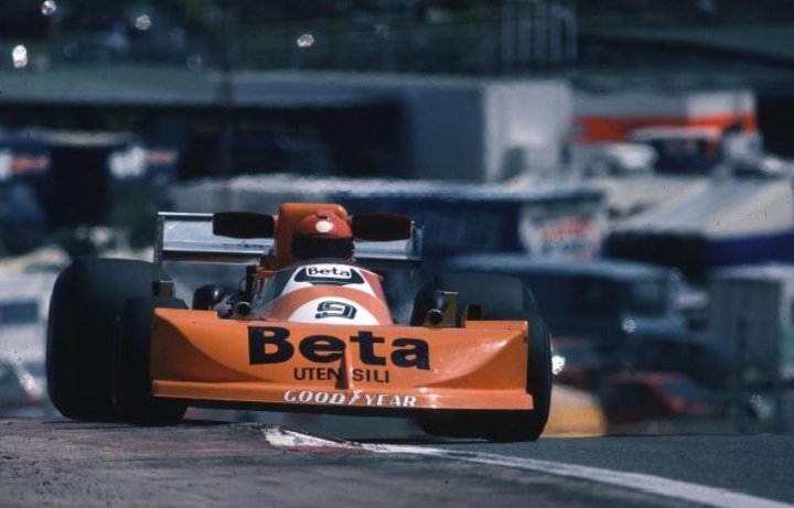 1976 Spanish GP, Jarama 🇪🇸🏁 Vittorio Brambilla 🇮🇹, March-Ford 761 #classic #formula1