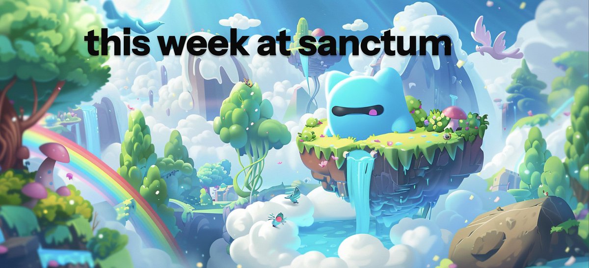 1/ Happy Sunday everyone! once again, you may have missed some stuff - so here's the weekly round-up 🧵 

We cover:
> the launch of 2 new Sanctum LSTs - hSOL, phaseSOL
> sanctum family wins
> w̶a̶t̶ wen is wonderland