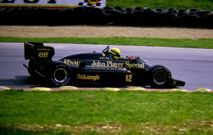 1986 British GP, Brands Hatch 🇬🇧🏁 Ayrton Senna 🇧🇷, Lotus-Renault 98T #classic #formula1