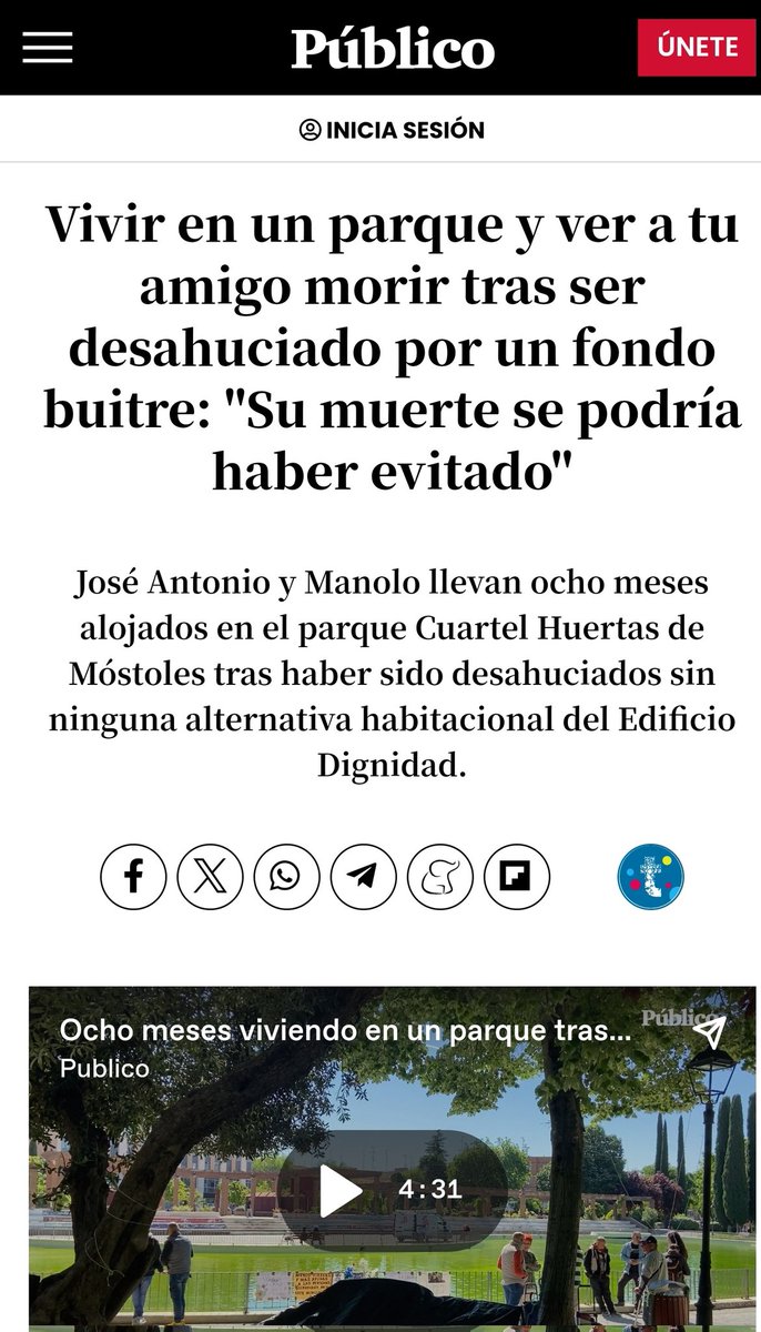 Esto si que es penoso... desahuciado por unos miserables...allí manda el PP...lo que demuestra que a esta gente la vida de los pobres les importa 3 pitos amarillos...