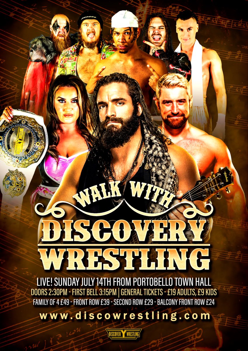 Discovery Wrestling get ready to WALK WITH ELIJAH! 🎟️ Tickets on sale 9pm tonight at the link below!