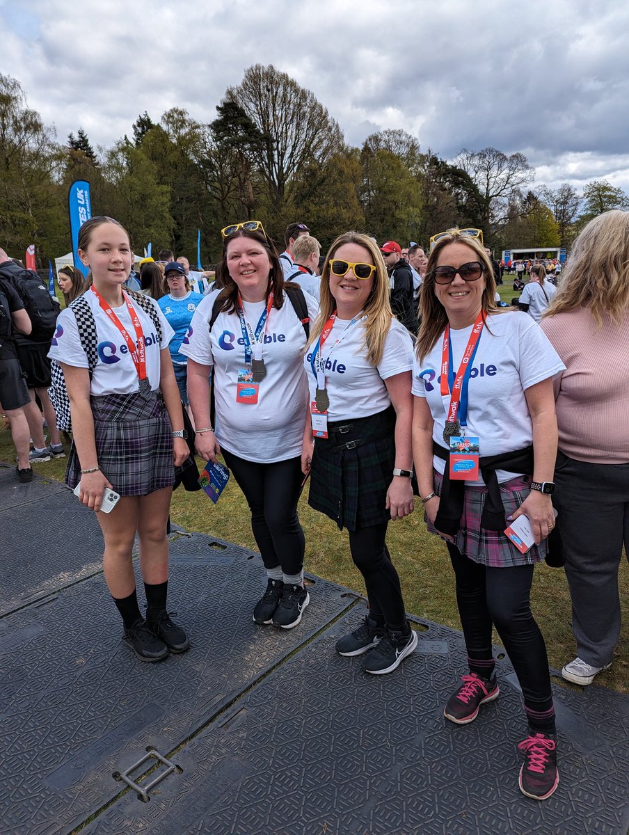 The Big Strollers from #SSE have finished their first kiltwalk for @Enable_Tweets Thank you all for being involved. Now to relax and wait for the rest of the SSE team!