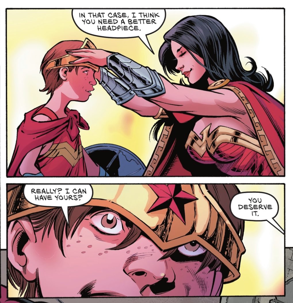 Wonder Woman's status quo is always been the same. To spread the Ways of Gaea in Man's World to teach them love, peace, and equality. Diana will face villains that think that her belief is foolish and that mankind too flawed. Diana always will believe that mankind is worth saving