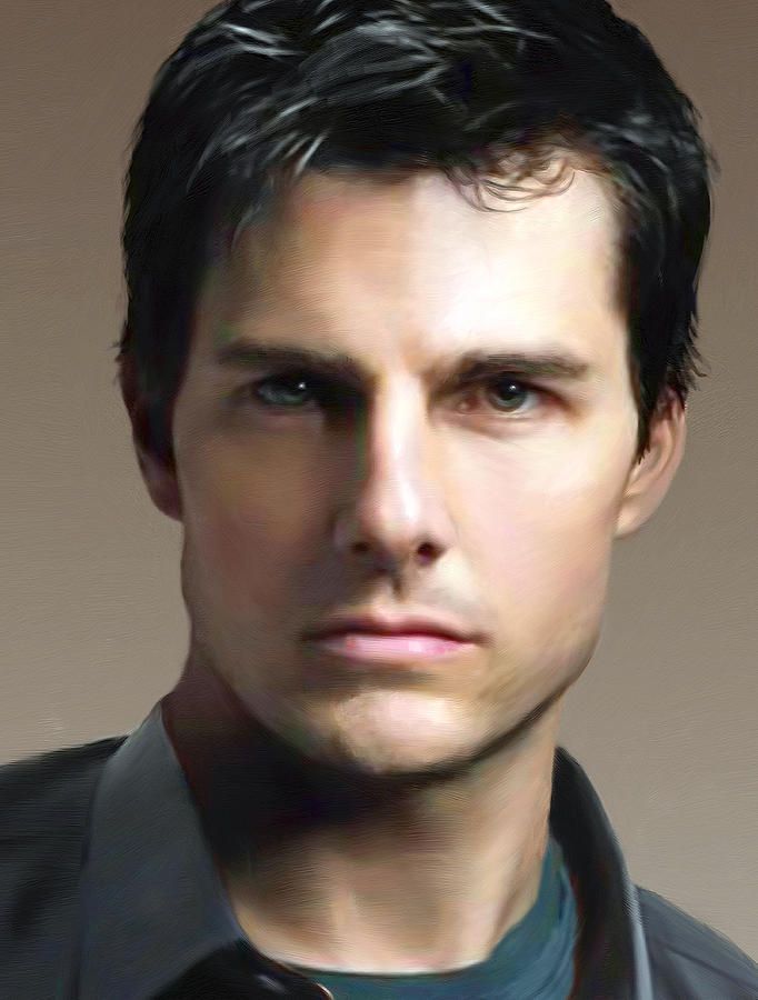 Tom Cruise by Dominique Amendola buff.ly/2klw422
Portrait of Tom Cruise, original oil on canvas.
Tom Cruise has been nominated for three Academy Awards and has won three Golden Globe Awards.