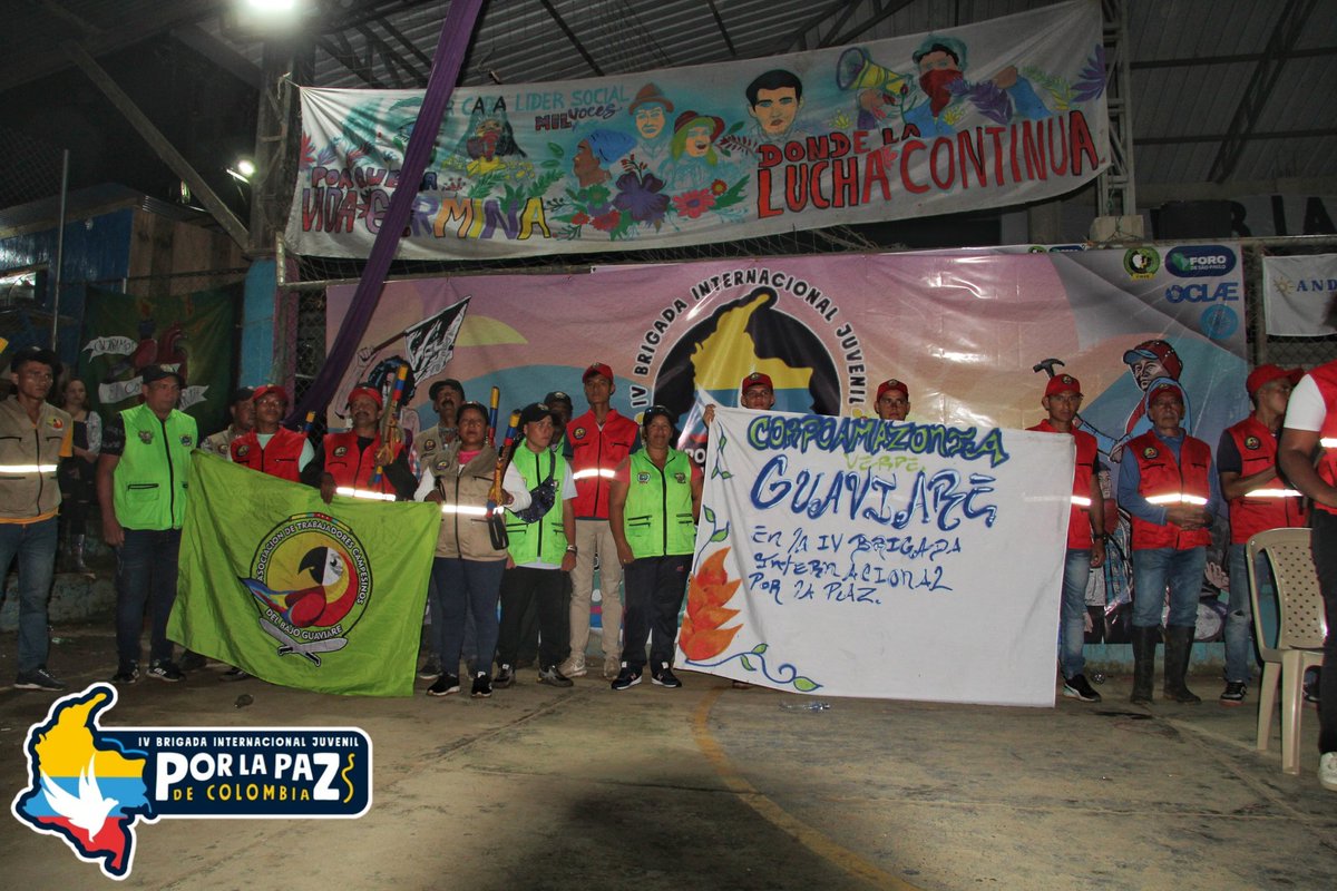 BIJPColombia's tweet photo. 🕊| Ya nos encontramos en la región del #CañónDelMicay, en la #IVBrigadaInternacionalJuvenilPorLaPazDeColombia

Los jovenes nos encontramos juntos a las comunidades campesinas, rurales y urbanas de todo el país, unidos en la búsqueda de una paz estáble y con justicia social. https://t.co/imqlvNJgLT