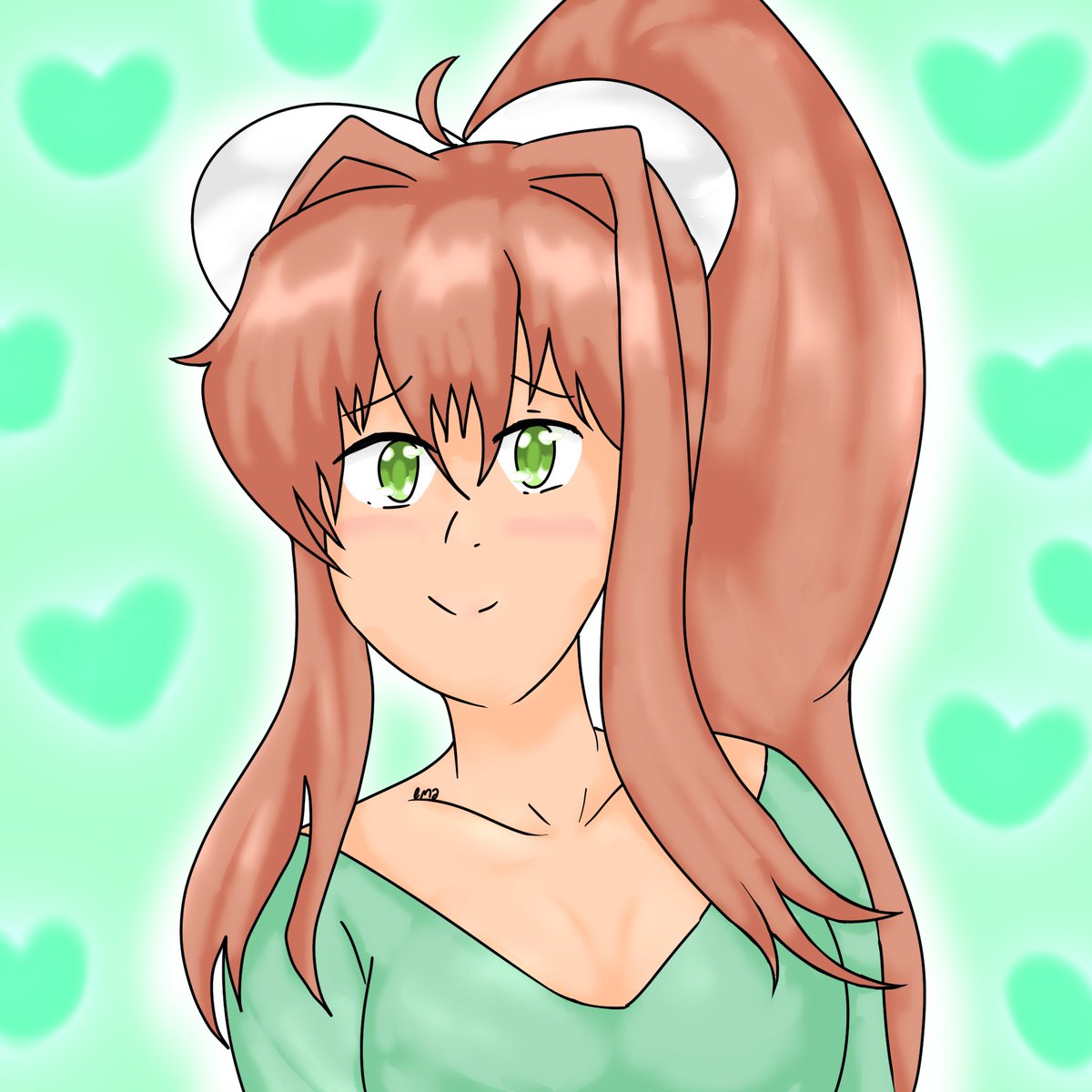 Day 276:  smile! there's so much of you to love <3

#DDLC #DokiDokiLiteratureClub
#ドキドキ文芸部 #drawingmonikaeveryday