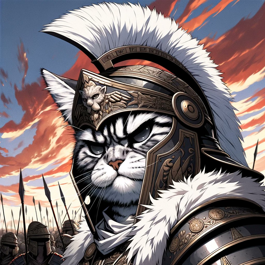JuliusCatSarSol's tweet photo. MeowLEGION is getting ready! Spears on the rdy!

CA: 7vVT3pxLUufJyQMk6j7Z7irVN5K6n6ksaAdiJ24B5PJE

https://t.co/bXOVZb5zEm

#JuliusCatSar #Solana #SOL #moon #colosseum #meme #pumpfun $CATSAR #memecoin https://t.co/cJr6pLAPx8
