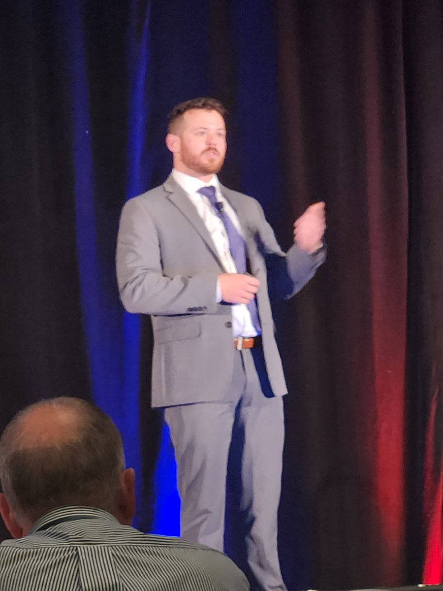 By definition, manufacturing is in a #recession here in the United States ... but it's very mild, says Taylor St. Germain of <a href="/ITROutlook/">ITR Economics®</a> as he kicks off the opening general session at <a href="/NAHADHose/">NAHAD</a> 2024.