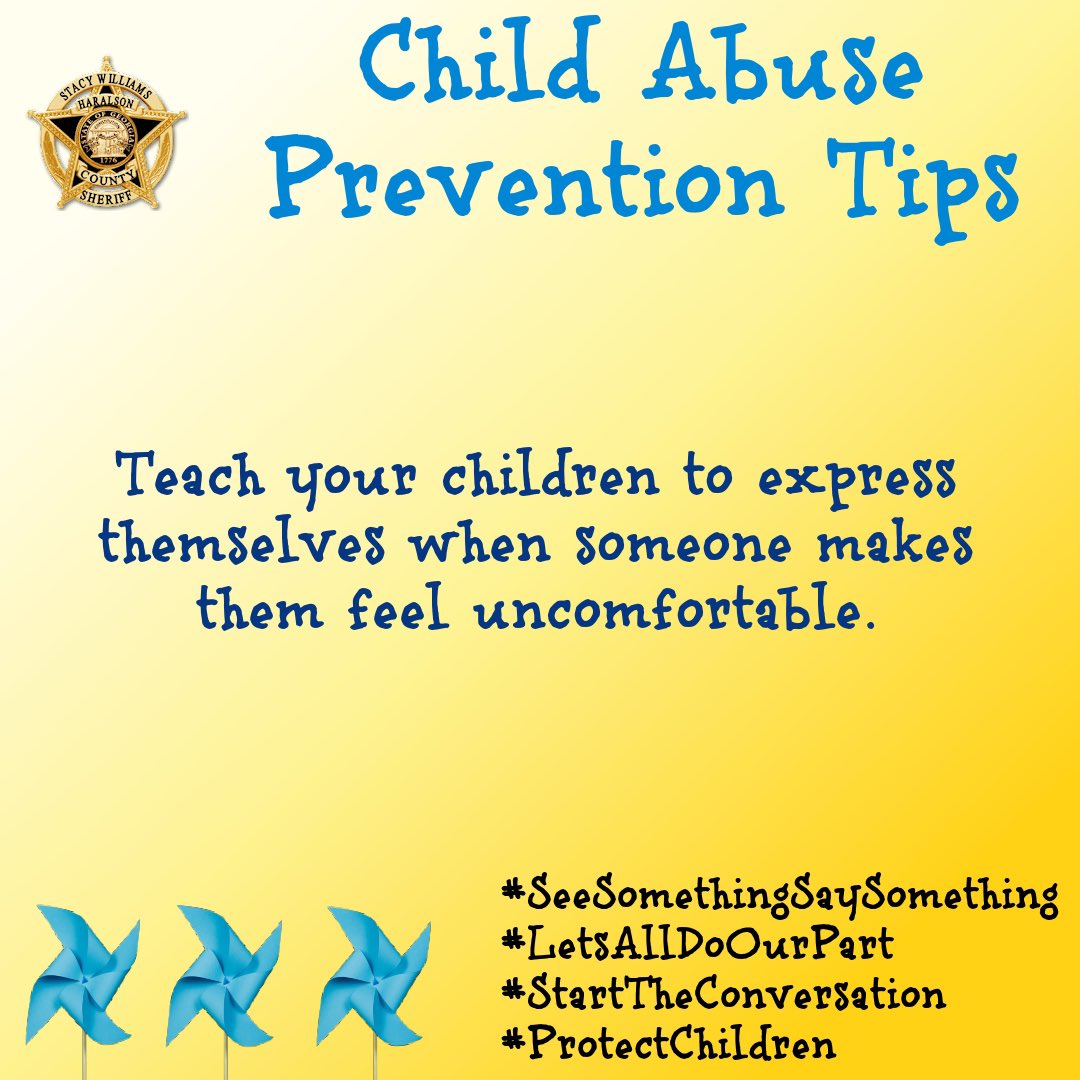 Teach your child that it is ok to express themselves when someone makes them feel uncomfortable. It may be nothing, it may just be an off day, but it also may be something very serious. Open lines of communication are critical!
 
#StartTheConversation
#ProtectOurChildren
#HCSO