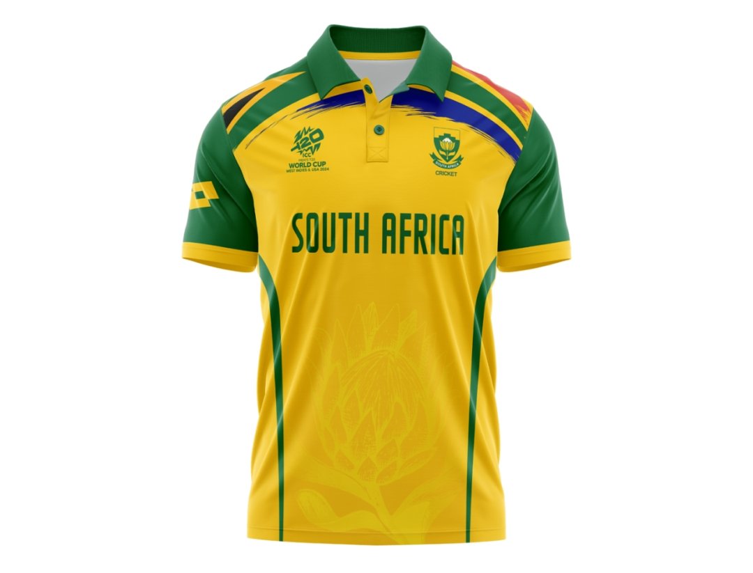 SOUTH AFRICA OFFICIAL JERSEY FOR T20I WORLD CUP 2024. 🏆

#WorldCupYear2024 #T20WorldCup24 #t20 #worldcup #T20WC2024 #SouthAfrica