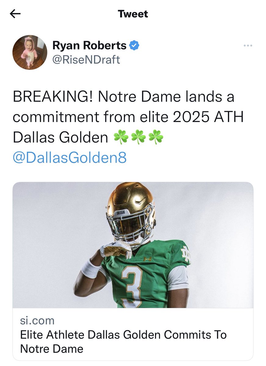 I Love When Kids Get It & Maximize Their Opportunity!! It’s Hard In This Day & Age To Get Kids To Understand The Importance Of Education!! Many Kids Are Afraid To Be Different!Glad U Stepped Outside The Box! This Degree Means Something! @DallasGolden8 @NDFootball @BPS_Football 🐶