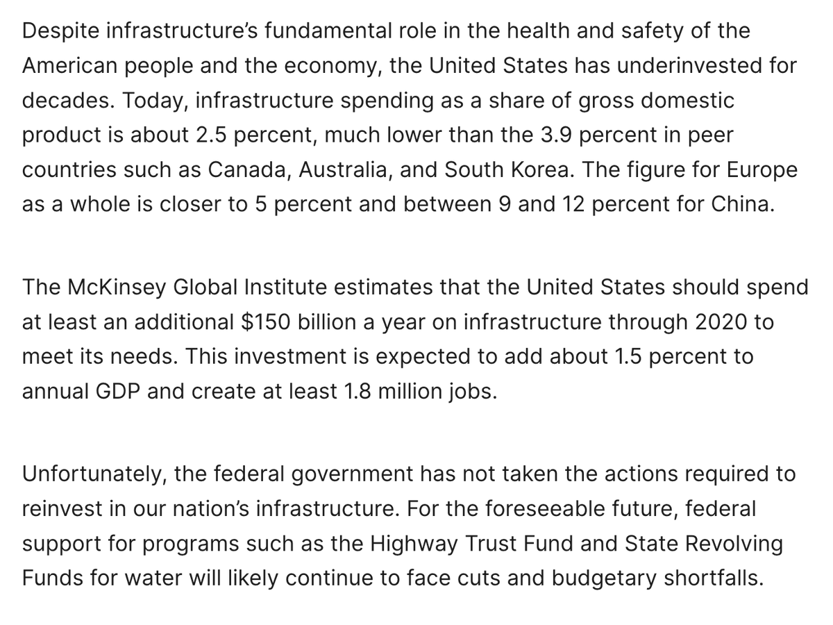 It's Republicans, John, like yourself - who have continuously blocked any infrastructure bill from passing.

And its not just our railroad infrastructure that is paying the price for your lunacy.