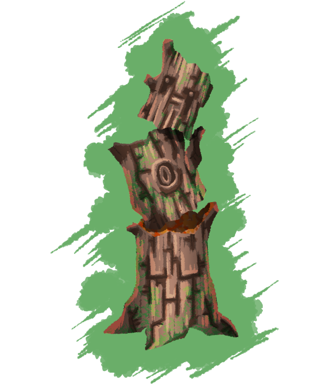 bootleg_bird's tweet photo. #16 - Petrified Wood

"Slumberstack"

This ancient, broken tree consists of three living pieces. The bottom one controls their movement, but unfortunately spends most of its time asleep.

#WeeklyMonster https://t.co/MZ47qtXL5L