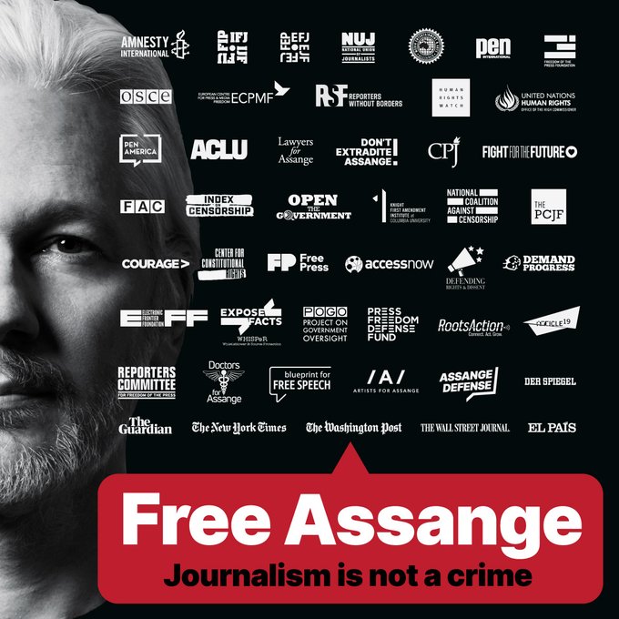 Sir, your toast reeks of sheer hypocrisy. If you actually believe that #JournalismIsNotACrime you would FREE JULIAN ASSANGE today!! Because there is no #FreePress without a #FreeAssange 

 #DropTheCharges #FreeAssangeNOW 

CC: @WhiteHouse @TheJusticeDept @SecBlinken @StateDept