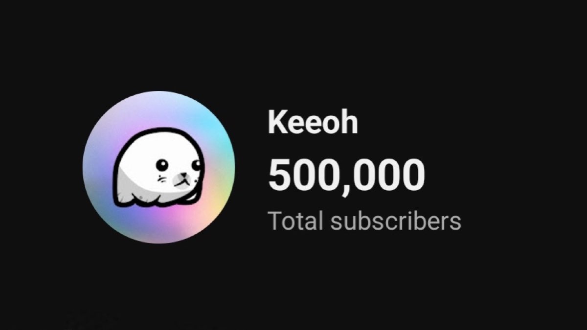 500,000 SUBSCRIBERS. 50%. THANK YOU.