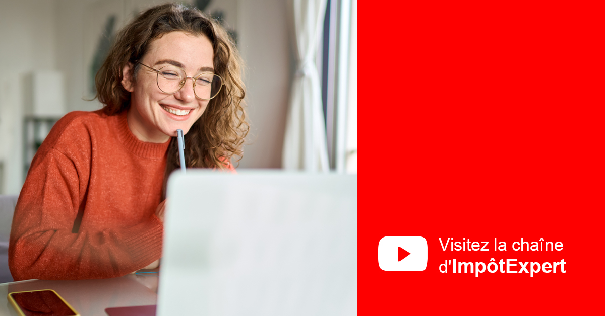 Consultez notre chaîne Youtube! Nous avons ajouté de nouvelles vidéos à notre section « Guide pratique ». Il y a diverses vidéos contenant des astuces fiscales dans la section « Parlons impôt ». Aussi disponible, nos balados & nos événements Facebook Live. ow.ly/Wso750Rk5kB