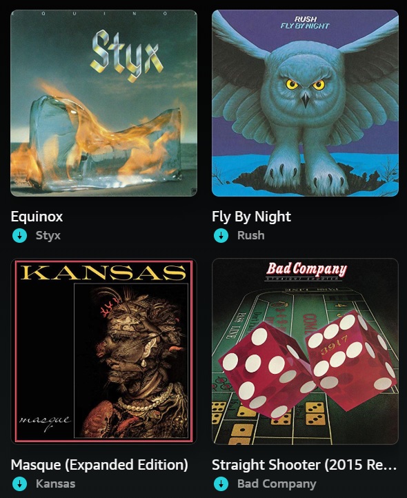 do you like any of these #1975albums?
🎶 🎸 🎻 🎹 🥁 🎤 🎧

#Styx #RUSH #Kansas #BadCompany