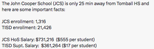 @Bo_French_TX @FortWorthISD @CityofFortWorth Fun fact about private schools. This is why they want your tax dollars. Tomball ISD is north of Houston.