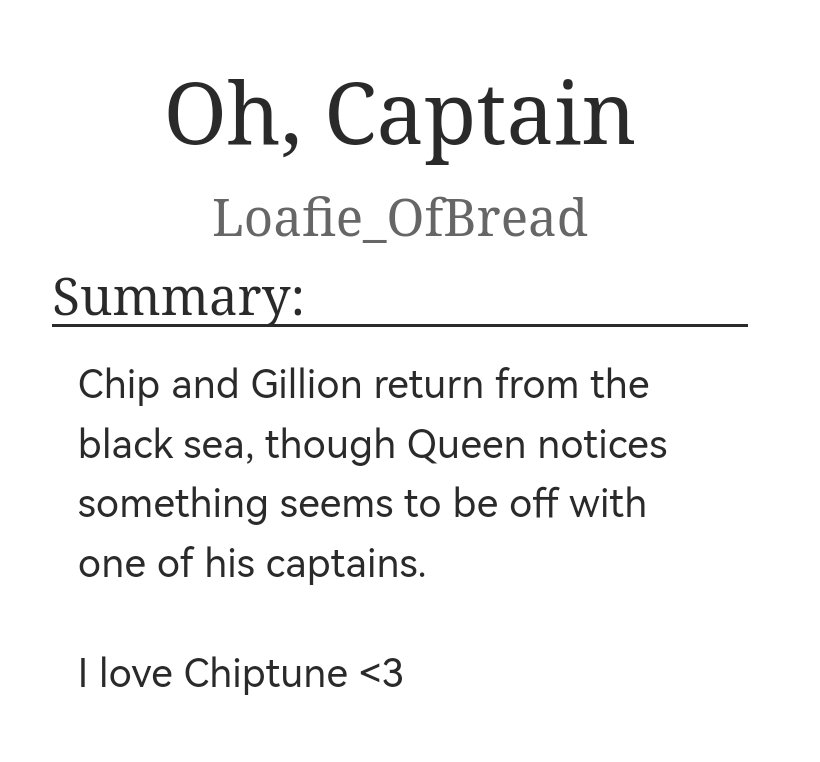 Oh, Captain
#JRWI #jrwishow #jrwiriptide #jrwifanart
Chiptune fic !!
-
-
-
  archiveofourown.org/works/55532944