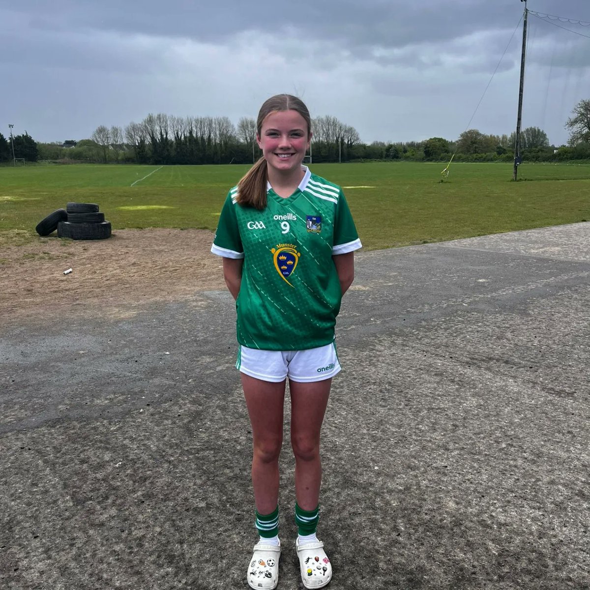 What a proud day for Monaleen Ns and our U13 star 🌟 Keelin Williams as she played in the Half time Primary game in the TUS Gaelic Grounds this afternoon. Congrats Keelin. I'm sure it won't be the last time wearing the green of Limerick. Great day 🇳🇬 @LimCamogie @MonaleenNS