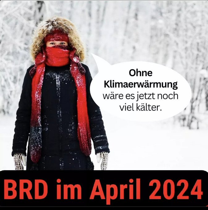 Ohne Klimawandel hätten wir noch immer die Eiszeit.