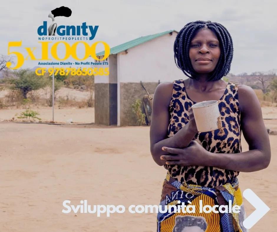 A Matambo abbiamo realizzato infrastrutture per la comunità: 3 pozzi per l'acqua, una fonte con 5 rubinetti, rete elettrica, fosse biologiche e latrine.
ASSOCIAZIONE DIGNITY - NO PROFIT PEOPLE ETS
5x1000 - CF 97878650585 ✅

UN GESTO SEMPLICE 🇮🇹 che non costa nulla