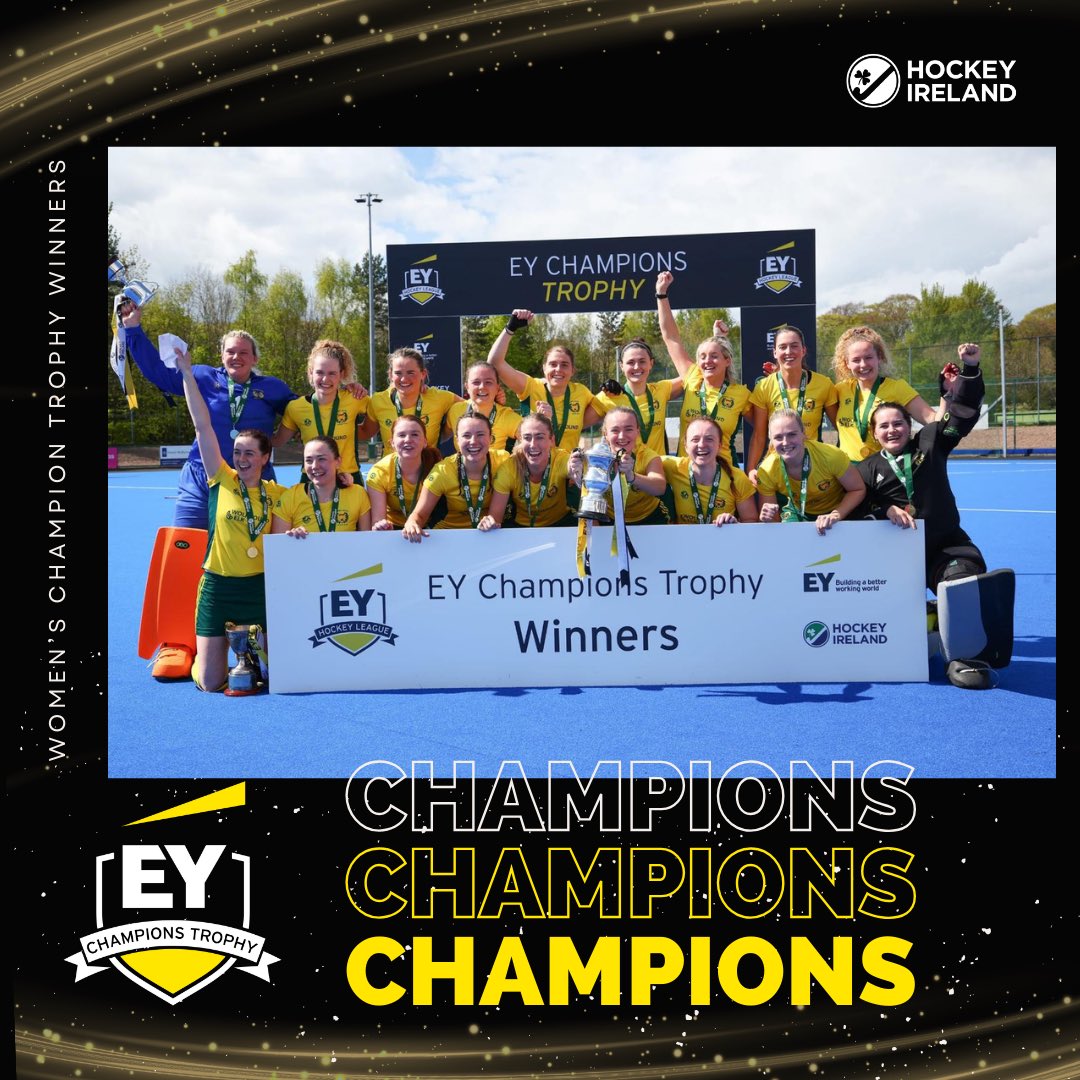 EY CHAMPIONS TROPHY FINALS It was finals day in Banbridge and the excitement was high. 👉 For full report on today's finals go to hockey.ie or click on the link in bio. #EveryGameCounts #EYHL #EYChampionsTrophy