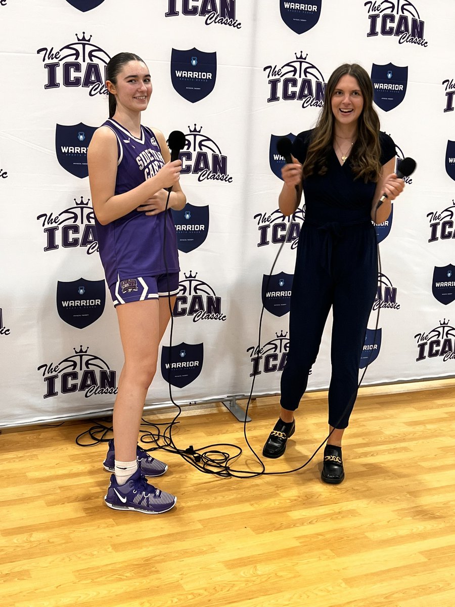 Had fun chatting with @HHhalftimeshow and playing in the I Can Classic hosted by @cpadynamite @sideline_cancer yesterday. Good luck to the girls playing in the championship today!