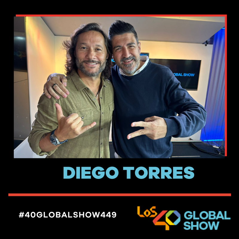 Vamos con la entrevista de esta semana en #40GlobalShow449 con @TonyAguilarOfi. Entrevistamos al ✨STAR40✨ @diegotorres