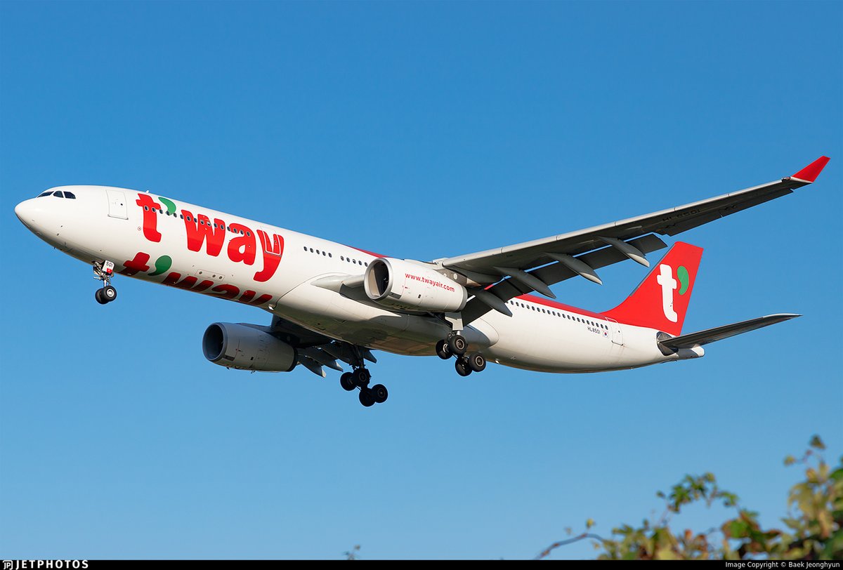 ⚠️ EXCLUSIVA @AeroinfoBCN - T'way Air. Operativa preliminar de la aerolínea coreana a falta de confirmación oficial para la ruta Seúl - Barcelona. ▪️ Inicio de operaciones el 11 de septiembre. ▪️ 7 vuelo semanales (Vuelo diario). ▪️ Operado con Airbus A330-200 (218 plazas).