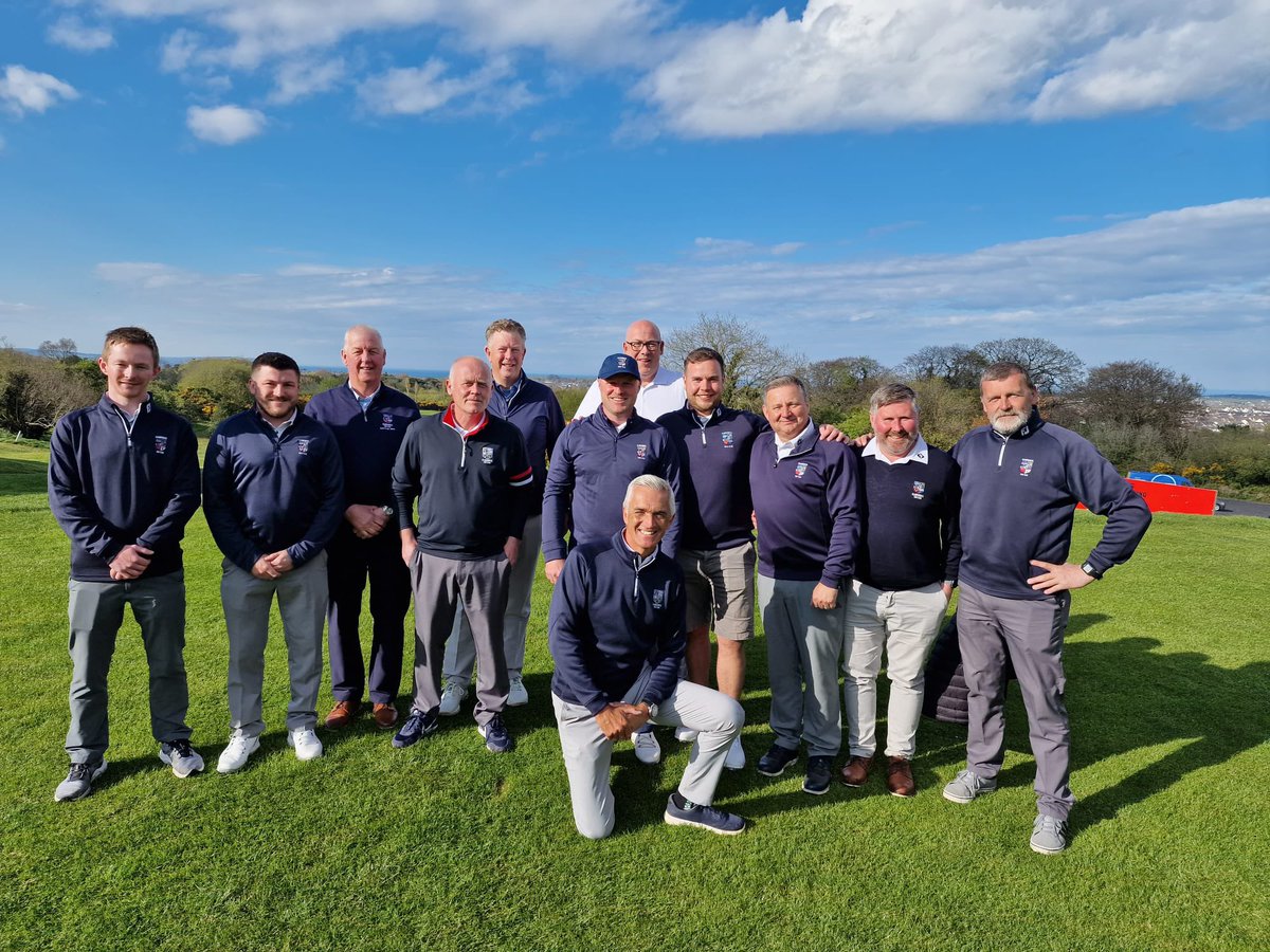 Well done the Jimmy Bruen Team. 2 matches won at home / 2 lost away, it went to tie holes. Andy Pitman with a raker seals the win. Big thank you to @deegolfclub Golf Club. Games played in great spirit.