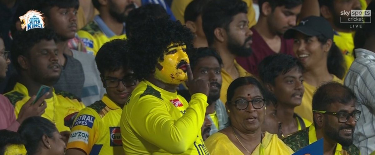 People at Chepauk! You got one damn thing to do. 🤫
