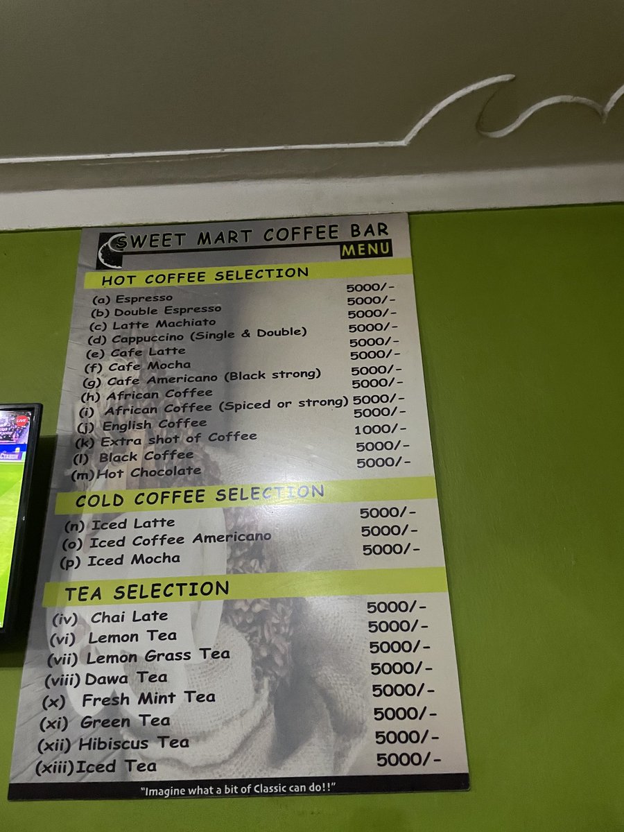 You can have a Latte Machiato in a simple cafe in Ntungamo. Uganda has grown 😆