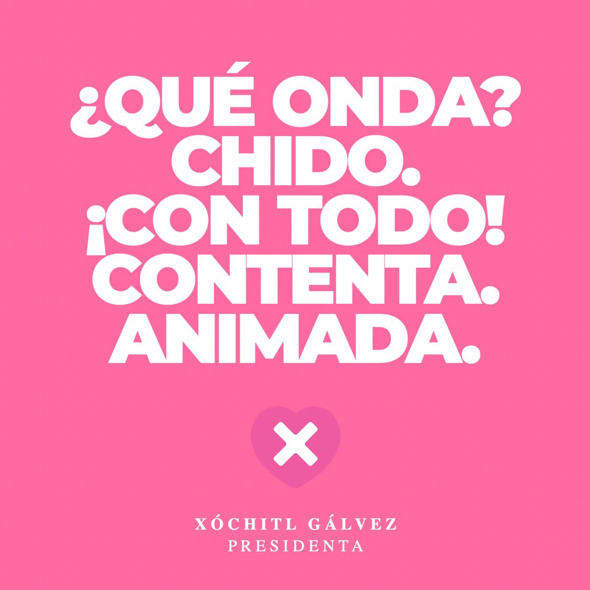 En esta lucha necesito del apoyo de todas y todos.

Ya estoy lista para el #DebateX, ¿y ustedes? 🫶🏼

#DebatePresidencial2024