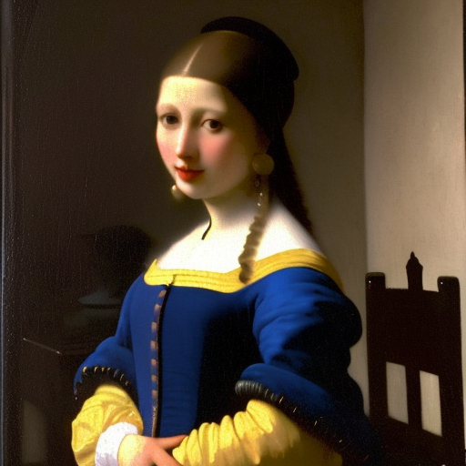 Vermeer AI Museum exhibition
#vermeer #AI #AIart #AIartwork #johannesvermeer #painting #フェルメール #現代アート #現代美術 #当代艺术 #modernart #contemporaryart #modernekunst #investinart #nft #nftart #nftartist #closetovermeer
Girl at chair