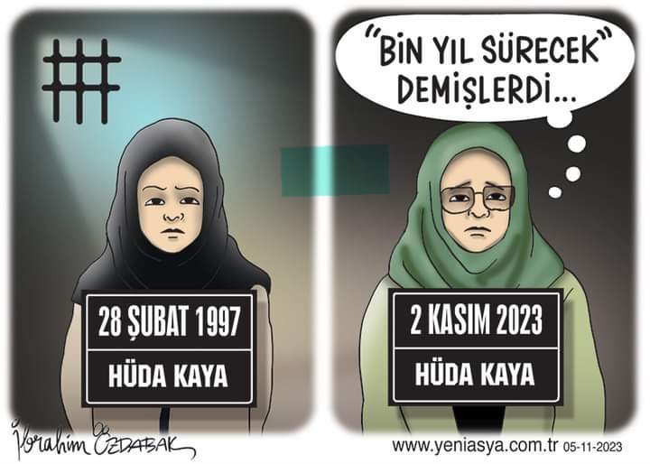 Hakkı savunmaktan başka bir şey yapmayan #HüdaKayayaÖzgürlük